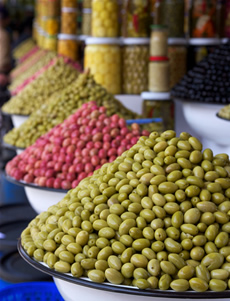 olives in african market