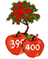 An apple tree can produce 400 apples a year