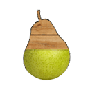 Pear-wood is hard